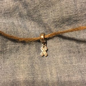 Retired Authentic Pandora Pink Ribbon Charm  🎀